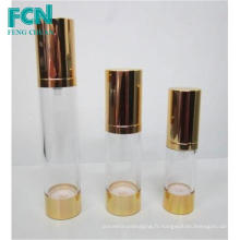 15ml 20ml 50ml PETG Transparent en plastique rond 30ml bouche sans air bouteille de fondation cosmétique